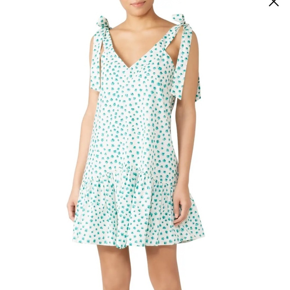 Rebecca Taylor Emerald Daisy Mini Dress